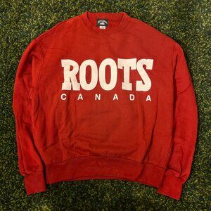 Roots Canada Vintage Red Pullover (M)